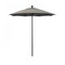 California Umbrella 7.5' Black Aluminum Market Patio Umbrella, Sunbrella Spectrum Dove 194061334218 - alternate 1